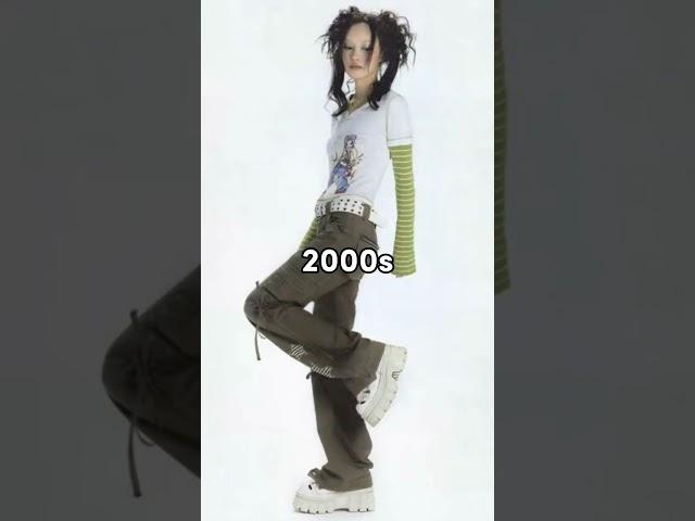 Early 2000s vs 2022 fashion  #shorts #short #trending #viral