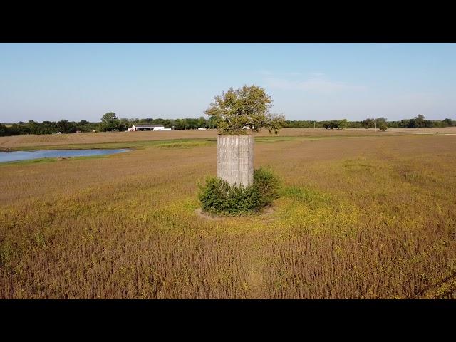 Grain Silo, West of Hepler, KS