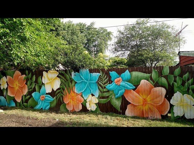 Backyard murals|fence murals