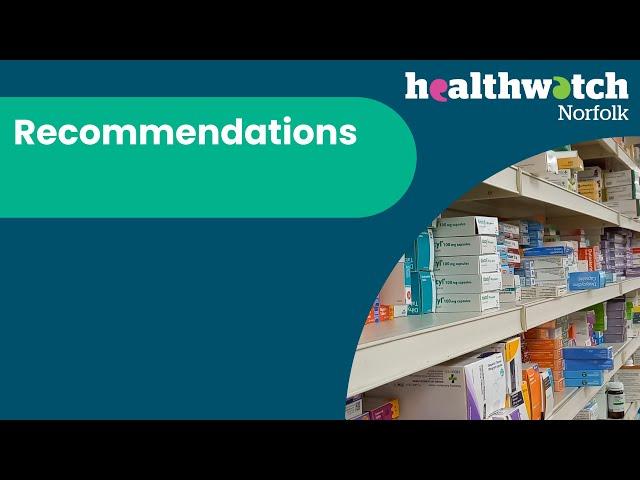 Healthwatch Norfolk pharmacy report 2023