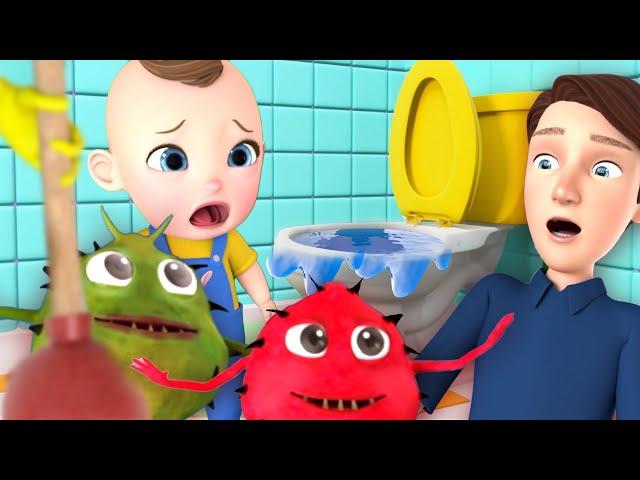 Don’t Put Toys in The Toilet | Learn Good Habits with Educational Cartoons for Children 