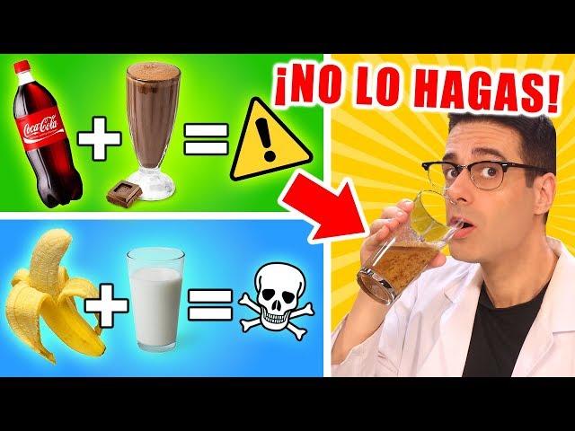 7 COSAS QUE NUNCA DEBES COMER JUNTAS ¿MITO O REALIDAD? | Curiosidades con Mike