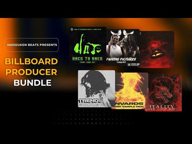 BILLBOARD PRODUCER Loop Kit Bundle (130+ Loops For Trap, Hip-Hop, RnB)