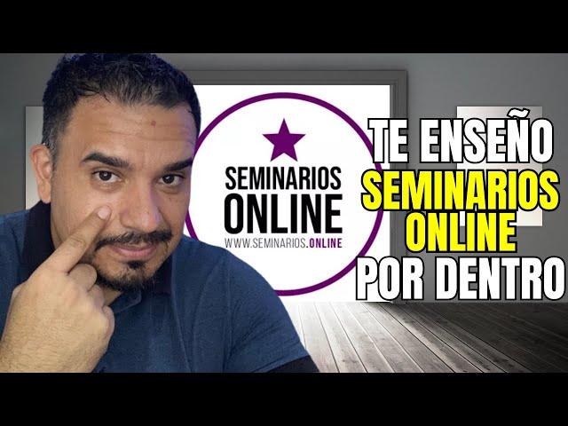 Te MUESTRO el CURSO de SEMINARIOS ONLINE por DENTRO!