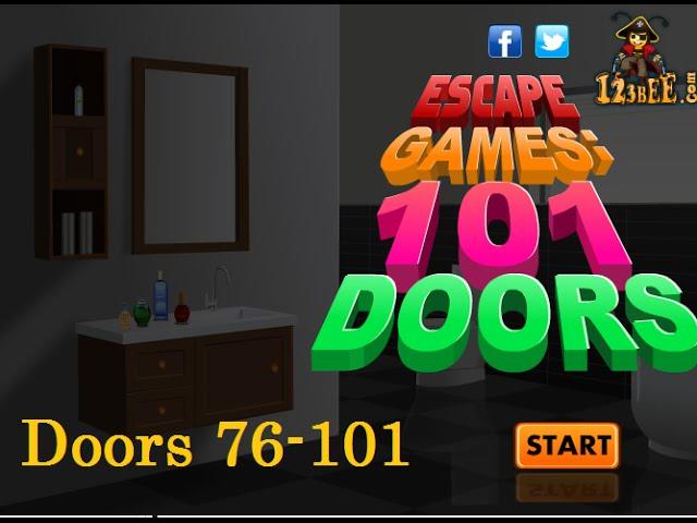 Escape Games: 101 Doors 123bee Walkthrough doors 76-101