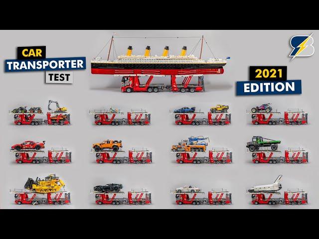 What fits on the LEGO car transporter - 2021 edition