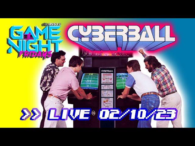 CGNF Live 02/10/23 - Tournament Cyberball 2072 (4-Player Arcade Cabinet / 1989 Atari)