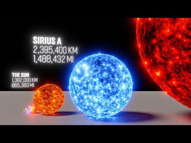 3D Universe Size Comparison | Star Size in Perspective | Real scale Animation