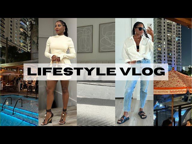 VLOG! New Home Decor, Party with Louis Vuitton & A Day Trip MONROE STEELE