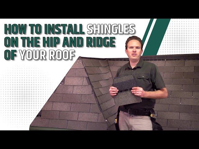 How to Install Shingles on the Hip and Ridge of Your Roof