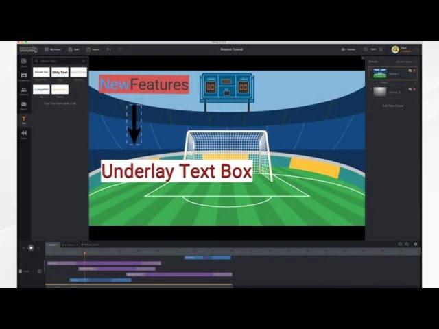 Text Underlay & Object Rotation | Toonly Tutorials