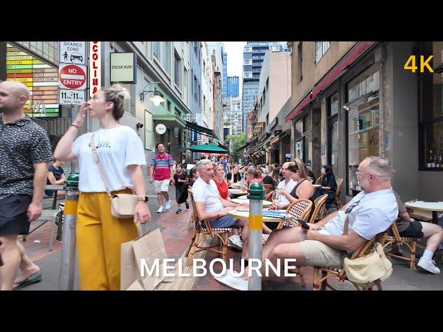 Melbourne City Hardware Lane Australia 4K Video