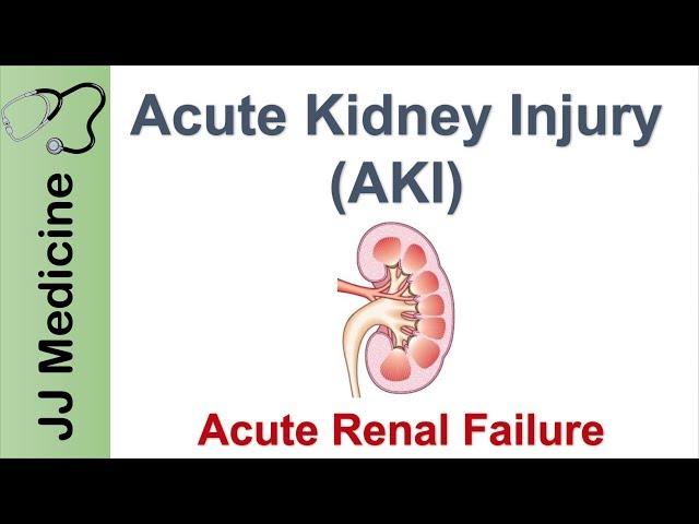 Acute Kidney Injury (AKI) | Acute Renal Failure | Diagnosis, Causes and Treatment