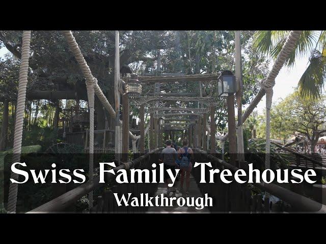 Swiss Family Treehouse Walkthrough at Magic Kingdom