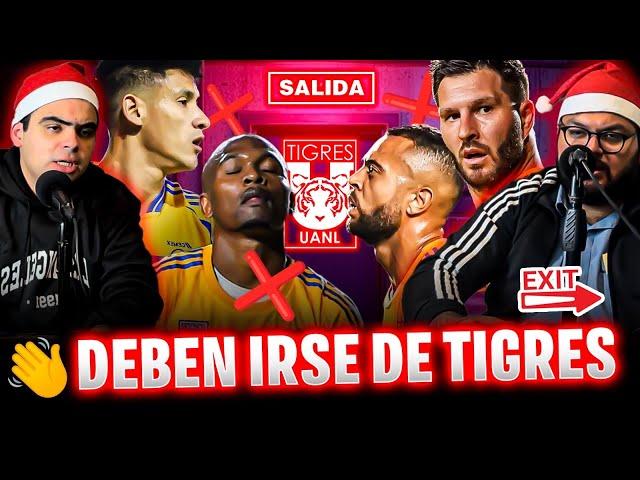 ESTOS JUGADORES DEBEN IRSE DE TIGRES 