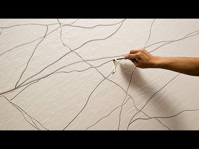 3 innovative ideas to transform the walls of your home using only a nail!  Amazing decorations! 