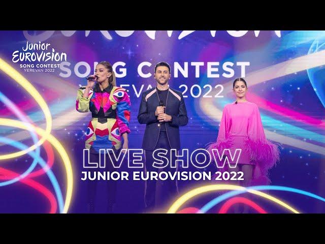 Junior Eurovision Song Contest 2022 - Live Show - Yerevan, Armenia  - #SpinTheMagic