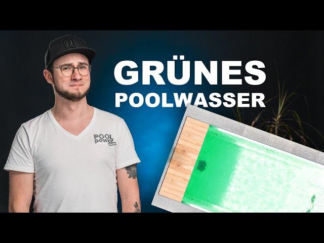 Poolwasser grün - So wird dein Pool wieder klar! | inkl. Checkliste