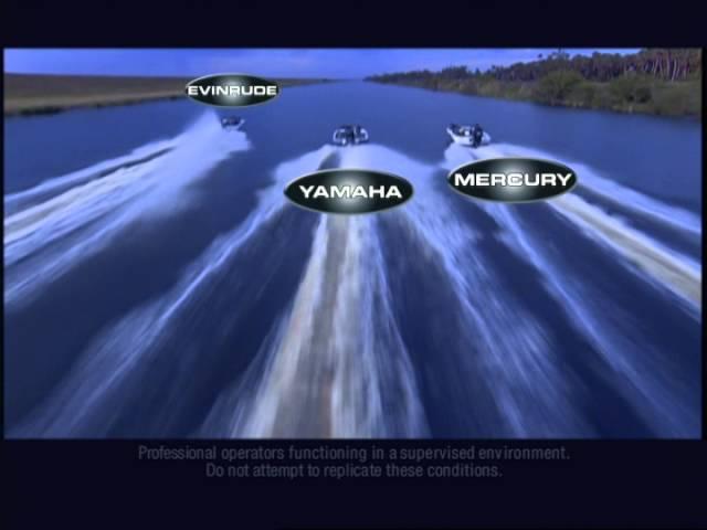 Evinrude versus Yamaha and Mercury, Drag Race