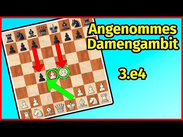 Angenommes Damengambit mit 3.e4 || Eröffnungsstrategie, Pläne und Ideen