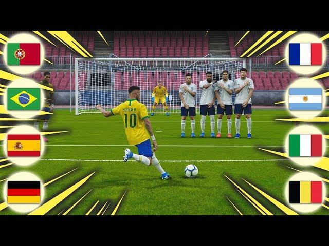 COMEÇA O CAMPEONATO DE SELEÇÕES DE FALTAS! | PES 2020