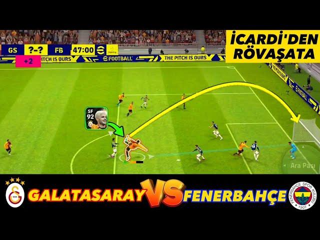 GALATASARAY - FENERBAHÇE! DEV DERBİ +5 GOL eFootball 2023 Mobile