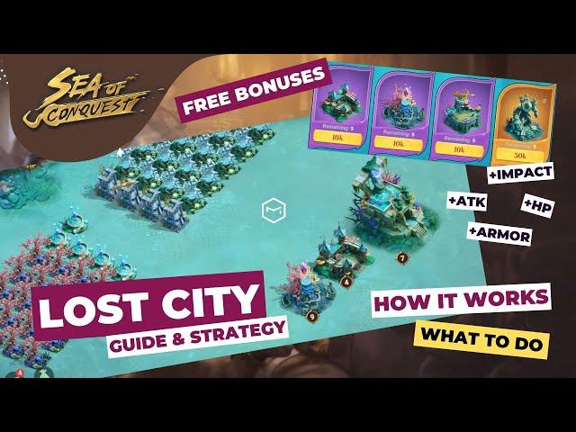 Sea of Conquest: Tips & Guide for Mastering the Lost City and Attribute Bonuses