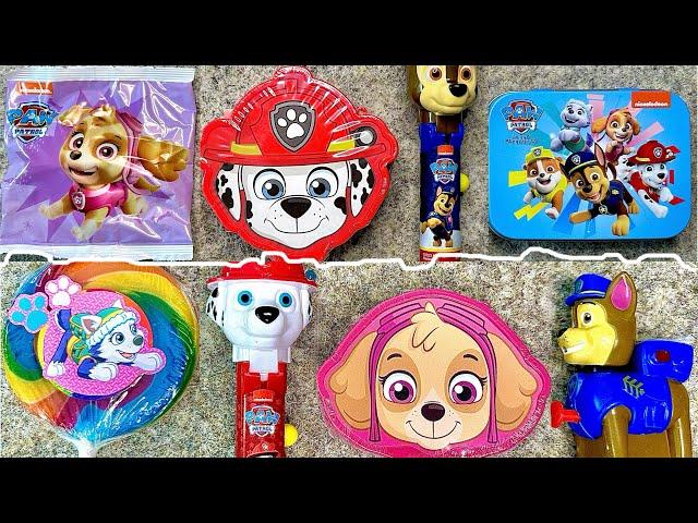 my favorite Paw Patrol candy opening ASMR | Toys Unpacking | Skye Chase Marshall Everest