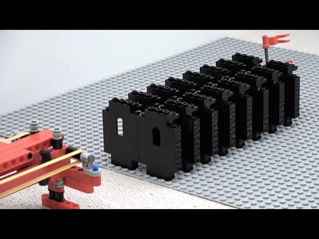 How Many Walls Stops A Lego Cannon?