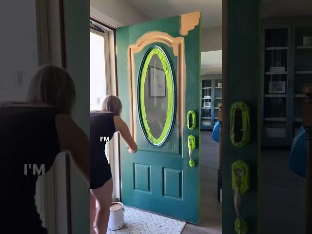 Follow along with me for more budget friendly DIY! Can you even believe this is the same door???