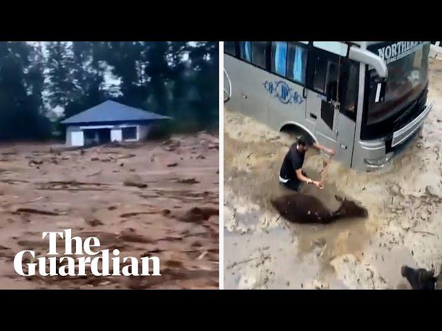 Floods and landslides kill dozens in northern India