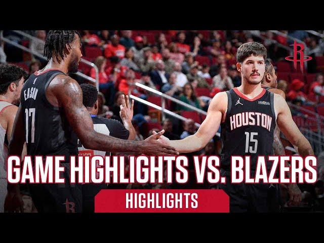 Houston Rockets Highlights vs. Portland Trail Blazers l Houston Rockets