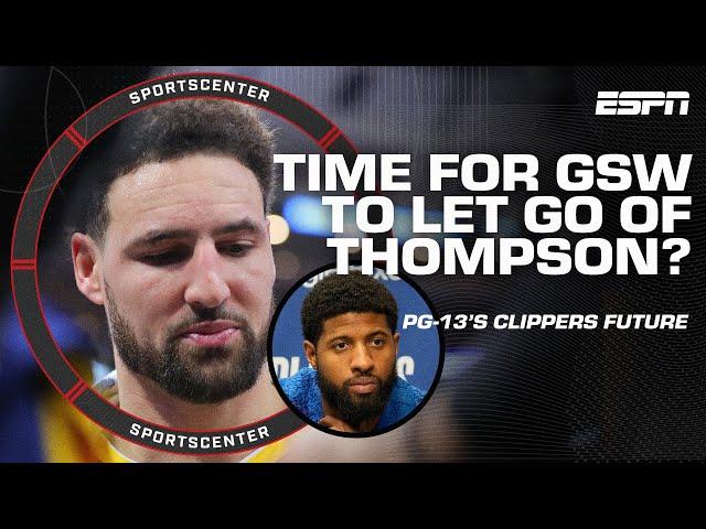 END OF AN ERA?  Klay Thompson & Paul George may be ON THE MOVE this NBA offseason  | SportsCenter