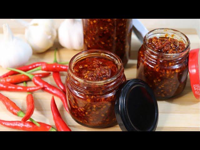 Chili Garlic Sauce | Easy Chili Garlic OIL Recipe