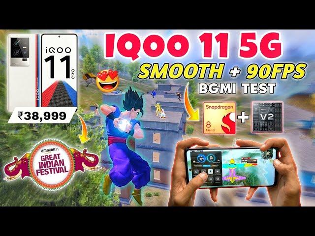 Unbelievable 90 Fps  Iqoo 11 5G BGMI Test Fps Meter