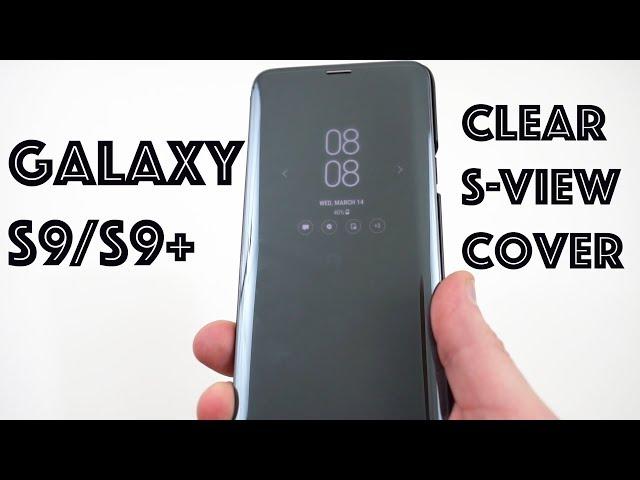 Samsung Official Clear S-View Flip Cover for Galaxy S9+