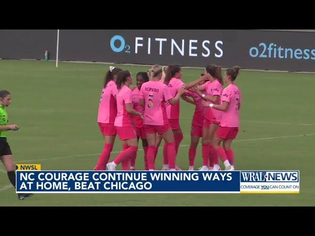 NC Courage beat Chicago 3-1 on Sunday