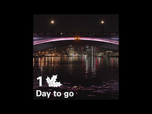 Illuminated River's Christmas Countdown - Lambeth Bridge