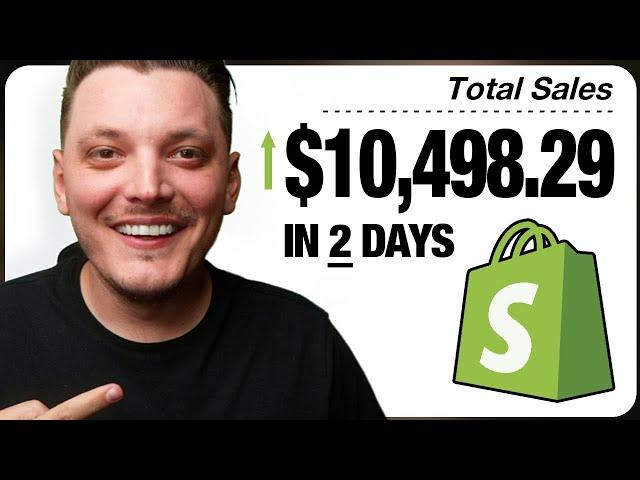 I Made $10,000 In 2 Days Selling A T Shirt | Shopify POD Business