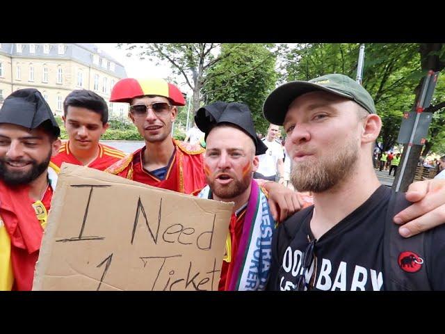 American at Germany vs Spain Game! (Stuttgart Fan Fest)