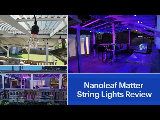 Nanoleaf Matter smart multicolour outdoor string lights review