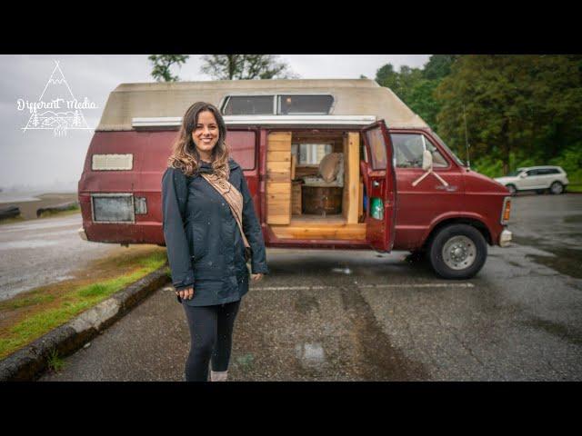 Solo Female VanLife | Restoring old Camper with unique Budget build.