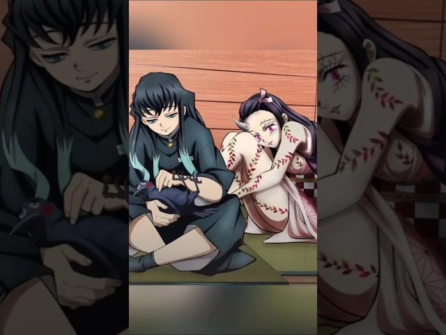 Demon Slayer Nezuko x Muichiro V's Tanjiro x Kanaosinging simpa #viral