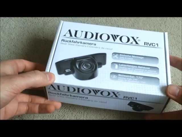 AUDIOVOX RCV1 Unboxing Reverse Camera / Review Car Rear View Cam Rückfahrkamera Einparkhilfe