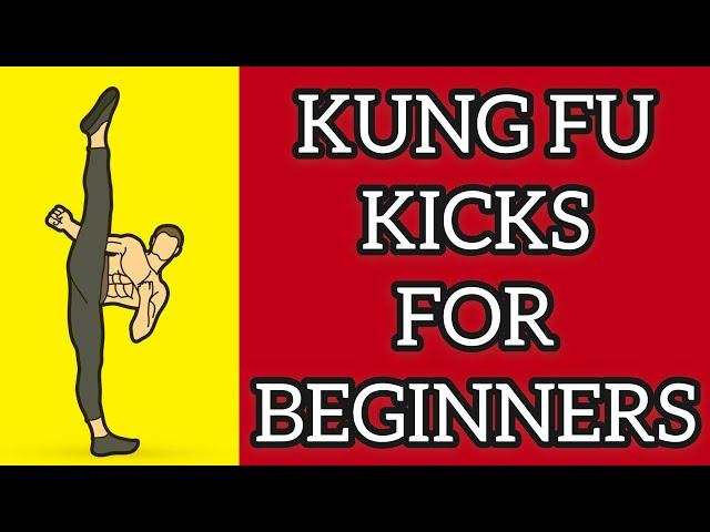 real timing kung fu class / kung fu kicks workout for beginners / 初级腿法