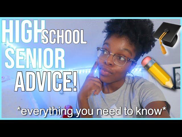 HIGH SCHOOL SENIOR YEAR ADVICE 2020 | REAL & HONEST!!