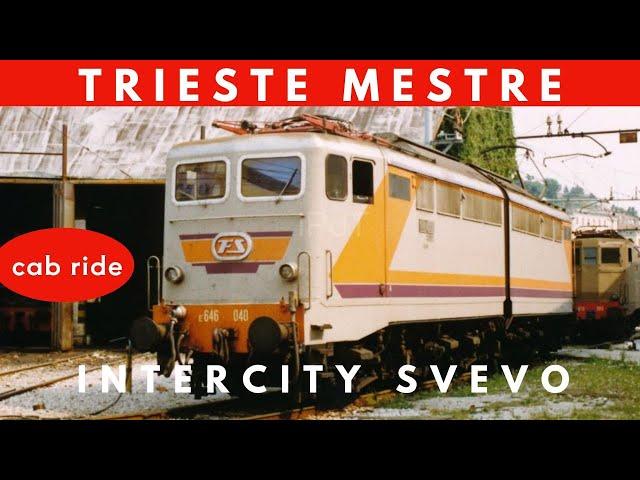 Linea Trieste Mestre Milano cab ride treno Intercity Svevo locorama Ferrovie dello Stato