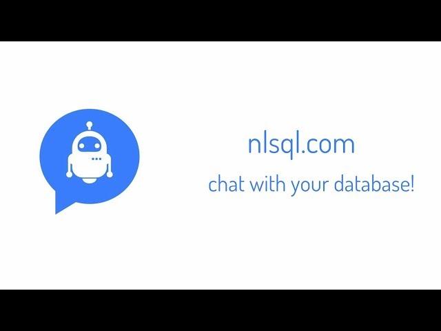 NLSQL Natural Language User Interface as BI tool for your business