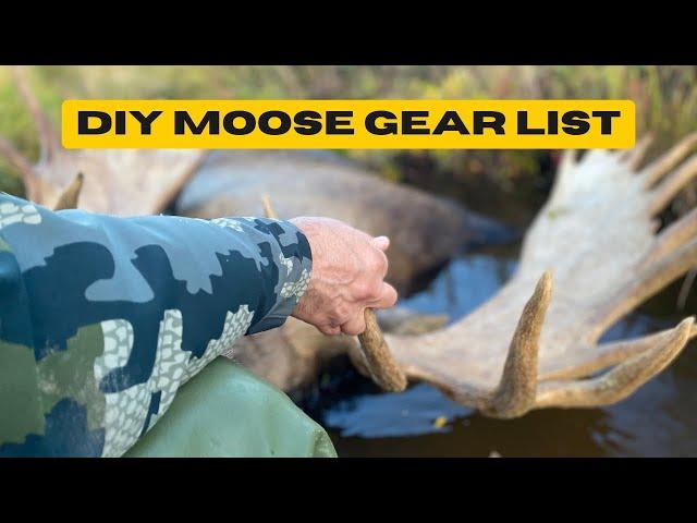 ALASKA DIY MOOSE HUNT GEAR LIST: (List Included in Description) #video #YouTube #diy #hunting