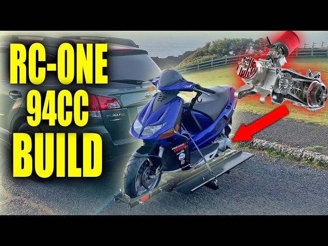 FULL MALOSSI RC ONE 94CC ENGINE BUILD | Derbi Gp1